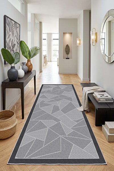 West Home Makinede Yıkanabilir Kaymaz Taban Leke Tutmaz Renkli Dijital Salon ...