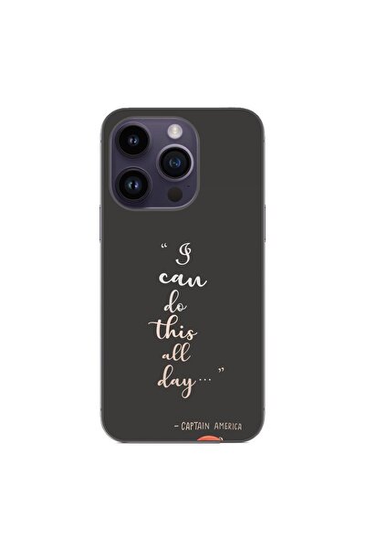 OEM Husa compatibila cu Apple iPhone 15 Pro Silicon Gel Tpu Model Mesaj I Can...