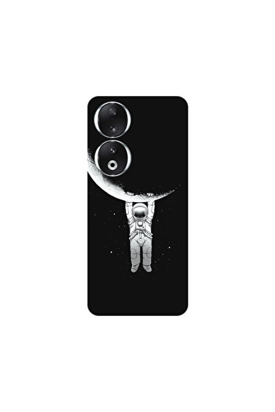 Other Honor 90 5G Swinging on the moon Transparent Silicone TPU Θήκη