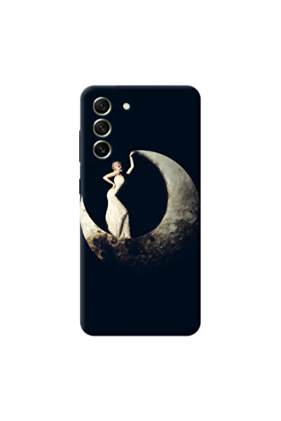 Other Samsung S22 Plus Woman in moon Transparent Silicone TPU Θήκη