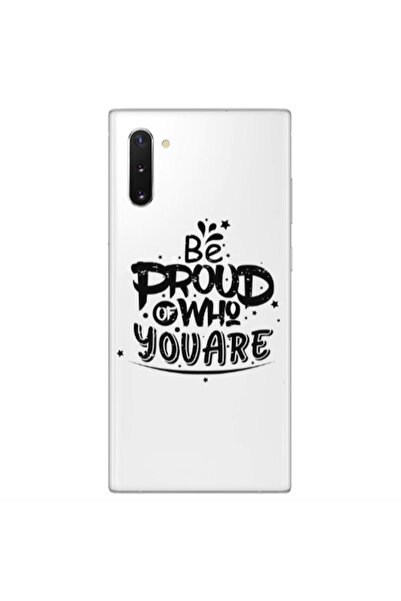 Other Samsung Note 10 Plus Be proud of who you are Transparent Silicone TPU Θήκη