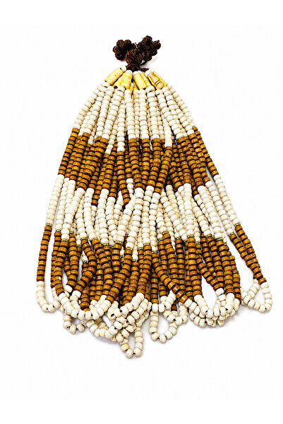 NAMAT 20 Piece combo Original Round shaped Natural Wood 99 Bead Rosary Prayer...