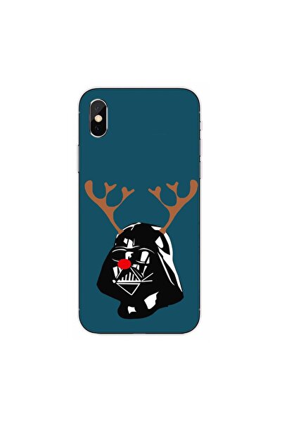 OEM Husa compatibila cu Apple iPhone XS Max Silicon Gel Tpu Model Craciun Dar...