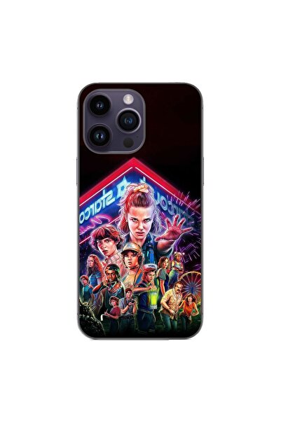 OEM Husa compatibila cu Apple iPhone 15 Pro Max Silicon Gel Tpu Model Strange...