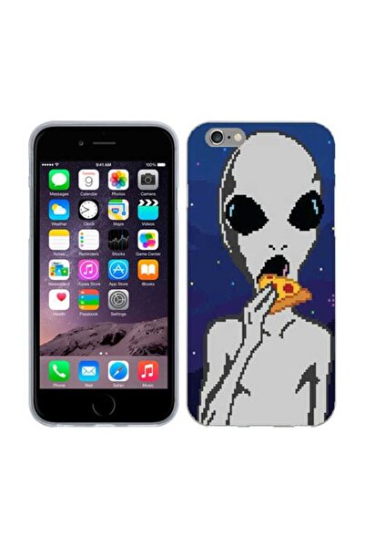 OEM Husa compatibila cu Apple iPhone 6S, iPhone 6 Silicon Gel Tpu Model Alien...