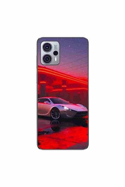 OEM Θήκη συμβατή με Motorola Moto G13 Σιλικόνης Gel TPU Μοντέλο Future Car