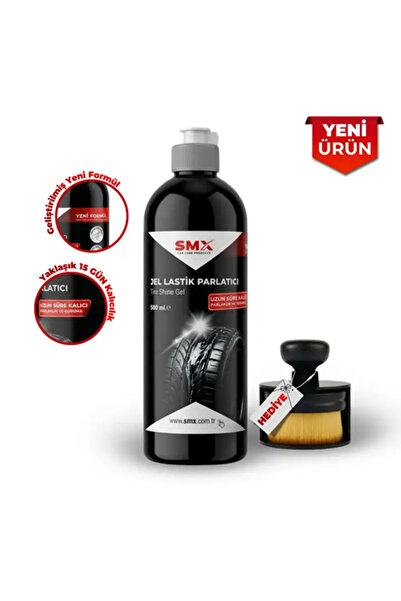 SMX ULTRA Silikon Jel Lastik Parlatıcı 500 Ml ( Suya Dayanıklı ve Uzun Süre K...
