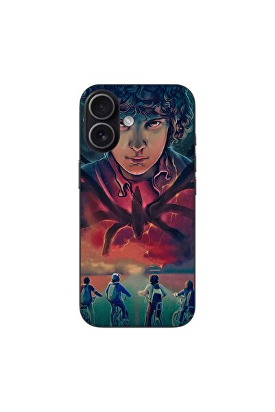 OEM Θήκη συμβατή με Apple iPhone 17, από σιλικόνη gel TPU, με σχέδιο Stranger...