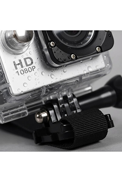Yallabena Outdoor Sports Action Camera 1080p, Waterproof 30M for Diving Cycli...