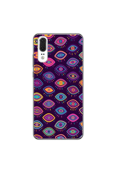 OEM Husa compatibila cu Huawei P20 Silicon Gel Tpu Model Tribal Eyes