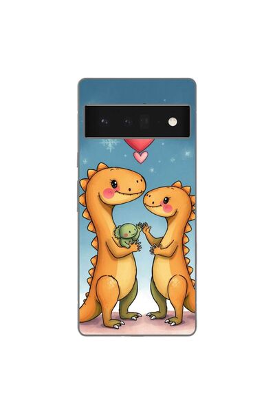 OEM Θήκη συμβατή με Google Pixel 6 Pro Σιλικόνης Gel TPU με Σχέδιο Χαριτωμένη...