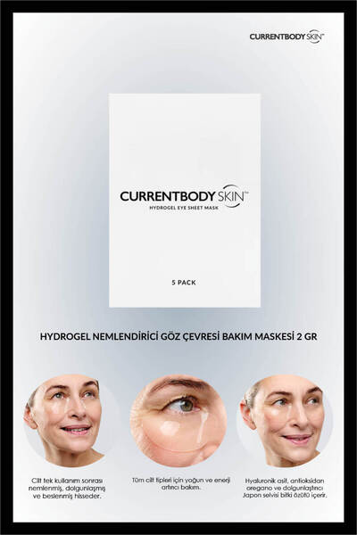CurrentBody Skin Hydrogel Nemlendirici Göz Çevresi Bakım Maskesi 5 Paket