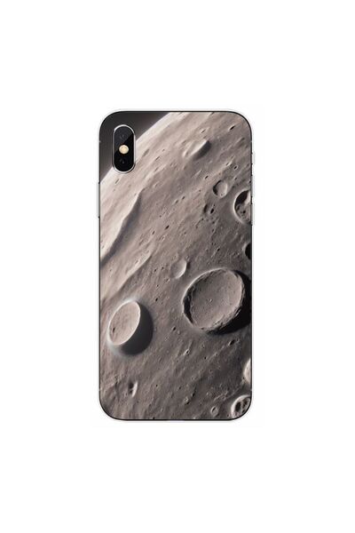 OEM Husa compatibila cu Apple iPhone XS Max Silicon Gel Tpu Model Moon Surface