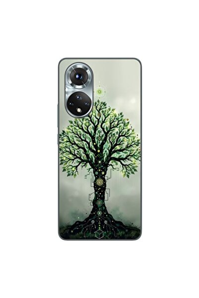 OEM Husa compatibila cu Honor 50 Silicon Gel Tpu Model Mystical Tree