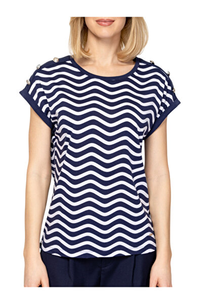 Heavy Tools Γυναικείο Milena T-shirt Μπλε T17079-WAVY