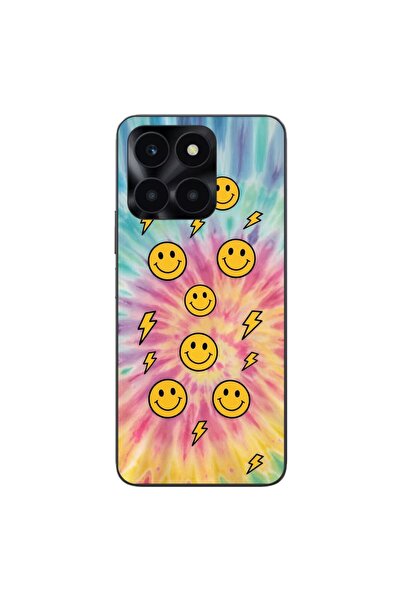 OEM Husa compatibila cu Honor X6a Silicon Gel Tpu Model Retro Smiley Faces