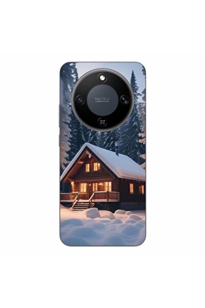 OEM Husa compatibila cu Honor Magic8 Lite Silicon Gel Tpu Model Peisaj Iarna ...