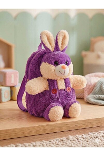 PeriMila Peluş Tavşan Figürlü Çocuk Sırt Çantası