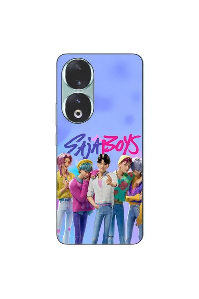 OEM Husa compatibila cu Honor 90 5G Silicon Gel Tpu Model KPop Demon Hunters ...