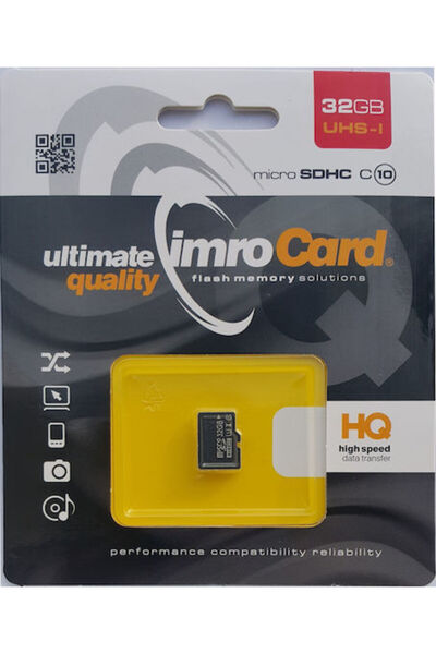 Imro microSDHC 32GB Κατηγορία 10 U1 UHS-I