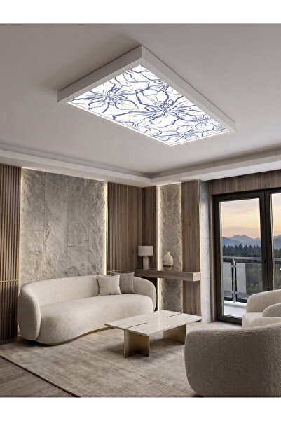 Gökyüzü Panel 60x120 106W, Sıva Üstü, Güçlü Led Aydınlatma, Tavan Armatürü, L...