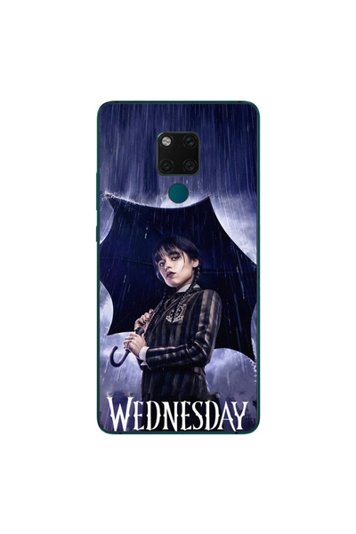 OEM Husa compatibila cu Huawei Mate 20X Silicon Gel Tpu Model Wednesday Umbrella