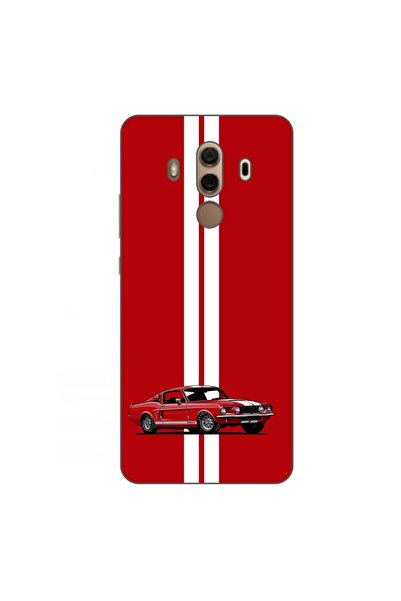 OEM Husa compatibila cu Huawei Mate 10 Pro Silicon Gel Tpu Model Red Mustang