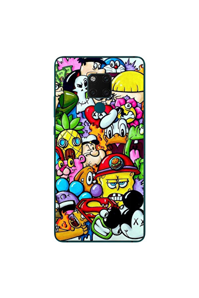 OEM Husa compatibila cu Huawei Mate 20X Silicon Gel Tpu Model Pop Art Cartoons