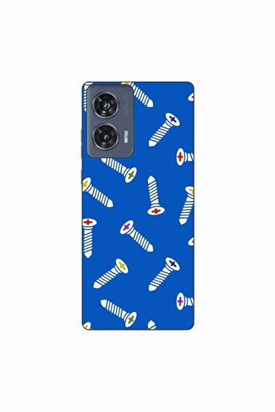 OEM Husa compatibila cu Motorola Edge 50 Fusion Silicon Gel Tpu Model Screws ...
