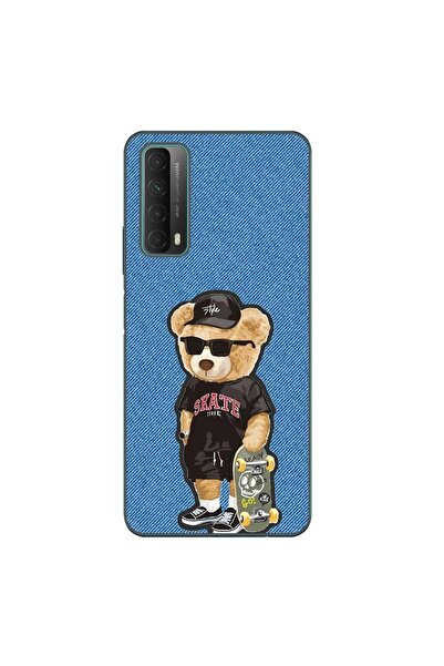 OEM Husa compatibila cu Huawei P Smart 2021 Silicon Gel Tpu Model Bear Skate ...