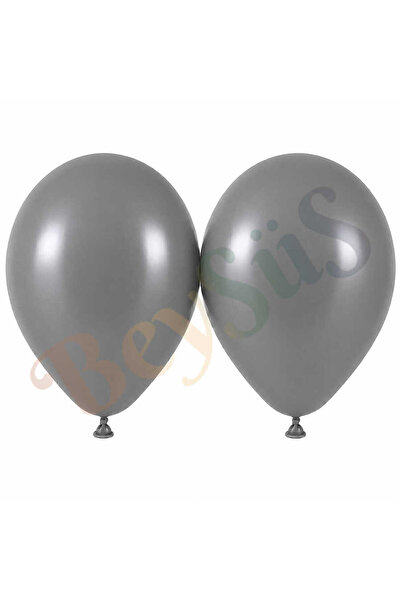 BeySüS Smoke Color Latex Retro Balloon (50 cm) - 2 Pieces