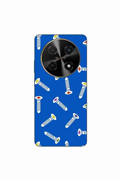 OEM Θήκη συμβατή με Huawei Nova 12i Σιλικόνης Gel TPU με σχέδιο βιδών