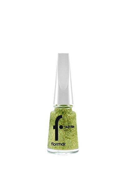 Flormar Glitter Yarı Transparan Parlak Bitişli Simli Oje GL04 GOLD RUSH