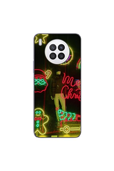 OEM Husa compatibila cu Huawei Nova 8i Silicon Gel Tpu Model Craciun Vitrina ...
