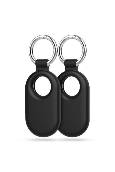 Tech-Protect Θήκη Μπρελόκ Σιλικόνης για SmartTag2 σε Μαύρο χρώμα