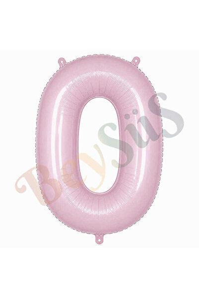 BeySüS 0 Number Foil Balloon Pink Color (76 cm)