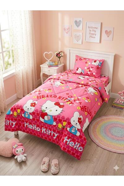 Generic Bedspread for Children Summer Fixed Filling-3 Piece Set-120*200-Summe...