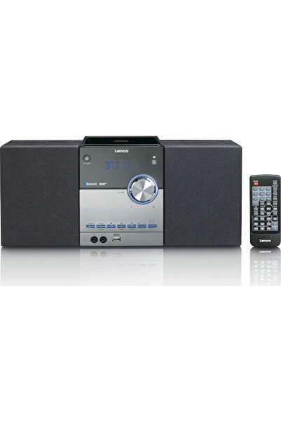 Lenco Ηχοσύστημα 2 MC-150 MC-150 20W με CD Player και Bluetooth Μαύρο
