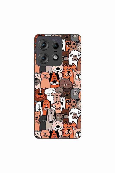 OEM Husa compatibila cu Motorola Edge 50 Pro Silicon Gel Tpu Model Caini si P...