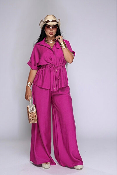 Pretty Women's set with shirt and long flowing pants