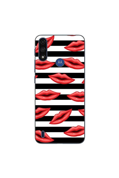 OEM Husa compatibila cu Motorola Moto E7 Power Silicon Gel Tpu Model Striped ...