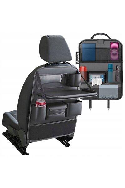 Mardil Organizator pentru spătarul scaunului auto, tavă pliabilă cu 9 buzunar...