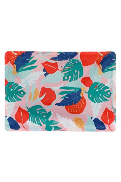 OEM Tropical Leaf Soft Gel Cooling Pad, Reusable for Beach and Picnic, 18x13cm