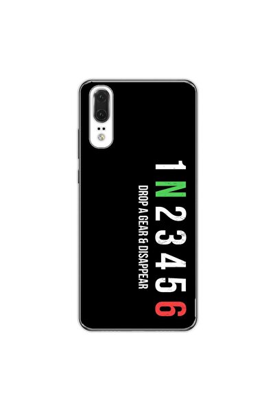 OEM Husa compatibila cu Huawei P20 Silicon Gel Tpu Model Gears