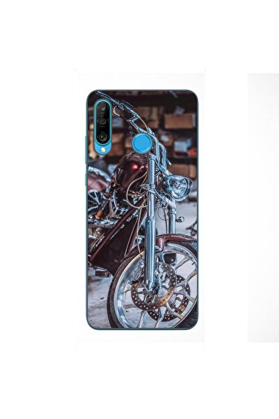 OEM Husa compatibila cu Huawei P30 Lite Silicon Gel Tpu Model Harley Garage