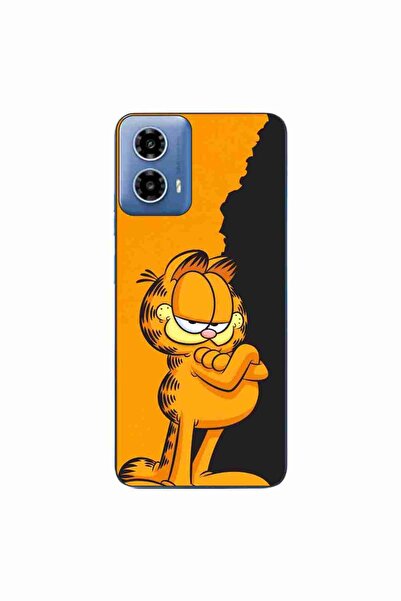 OEM Husa compatibila cu Motorola Moto G34 Silicon Gel Tpu Model Garfield Blac...