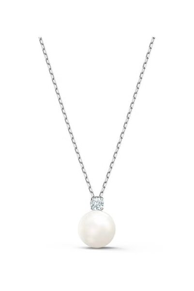 FA.accessories White Pearl Necklace with Swan Design /No Replacement or Refund