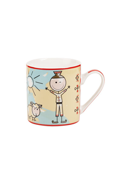Magnetella Porcelain mug, Children in folk costume, 325 ml, MB289