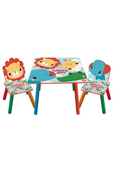 arditex Table and 2 chairs set Fisher Price, Happy Day