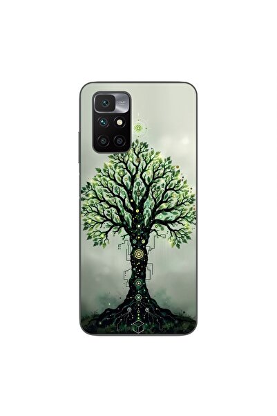 OEM Case compatible with Xiaomi Redmi 10 Silicone Gel Tpu Pattern Mystical Tree